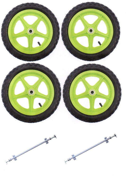 12" Wheels & Axle Set